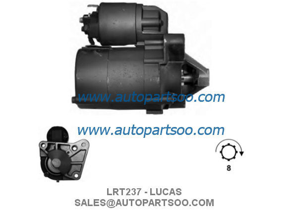 LRS01566 LRT237 - LUCAS Starter Motor 12V 0.8KW 8T MOTORES DE ARRANQUE