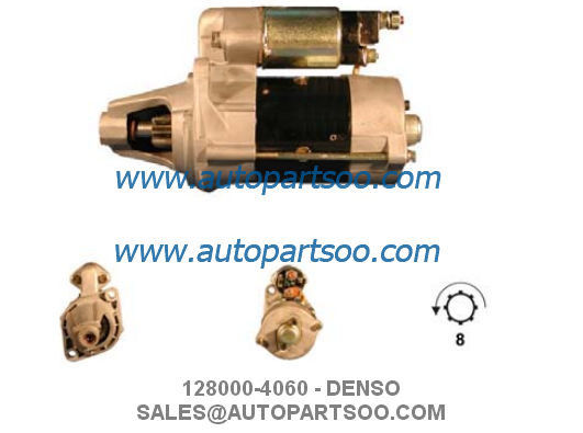 128000-1950 128000-4060 - DENSO Starter Motor 12V 0.6KW 8T MOTORES DE ARRANQUE