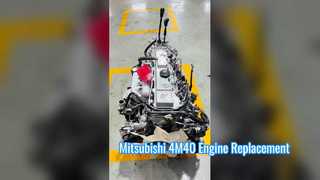 Asamblea de motor diesel usada de 4M40 4M40T para Mitsubishi Pajero