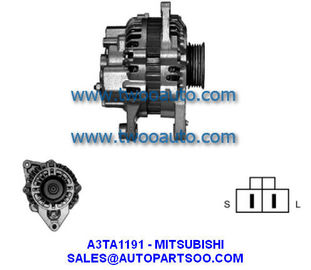 Un buen precio. A3T14491 A3TA1191 - MITSUBISHI Alternator 12V 100A Alternadores en línea