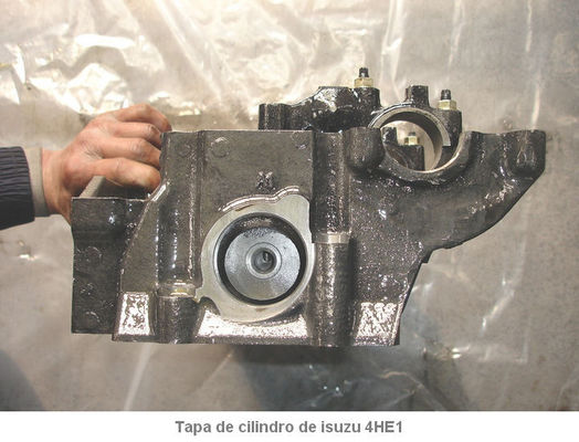 Buen precio Bloque de cilindro automotriz de culatas de Isuzu 4he1 Tapa De Cilindro De Isuzu 4he1 de alta calidad en línea