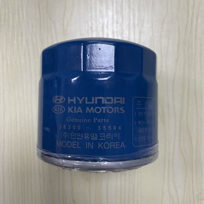 Filtro de aceite auténtico de Hyundai de las piezas 26300-35504 para Kia Motors