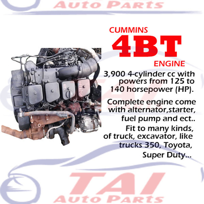 Good price Motor diésel de camión 4BT 3.9L 4 cilindros 4BT reacondicionado en línea