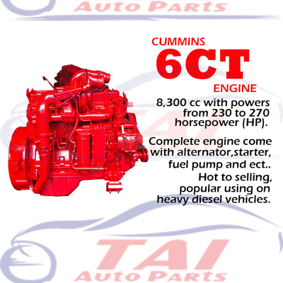 6BT 6CT 4BT motores de Cummins usados de buen rendimiento original tamaño estándar