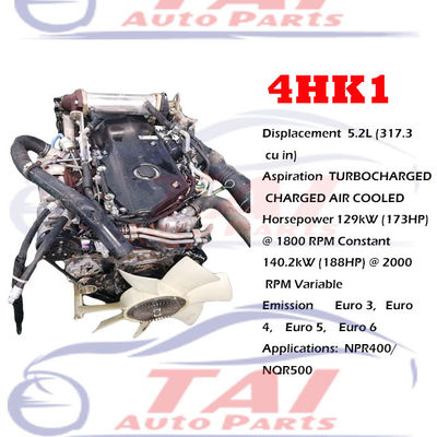 5.9L Motores japoneses usados 4JB1 4HF1 4HE1 4HK1 4HG1 4JA1 para ISUZU
