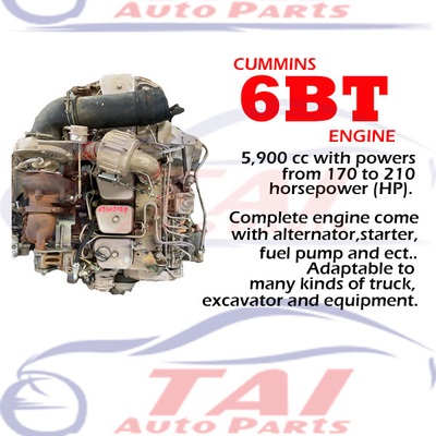 Good price Diesel 6BT partes de motor japonés Cummins Bloque largo para generador de autobús de camión en línea