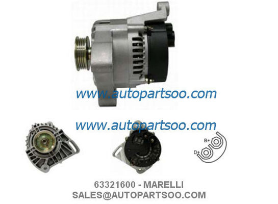 Buen precio 63321600 Generador de automóviles Alternador 63321605 Marelli Alternador 12v 65a Alternadores en línea