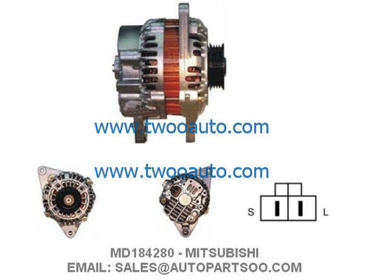 Buen precio Md184280 Md317866 Generador de coches Alternador Mitsubishi Alternador 12v 70a Alternadores en línea