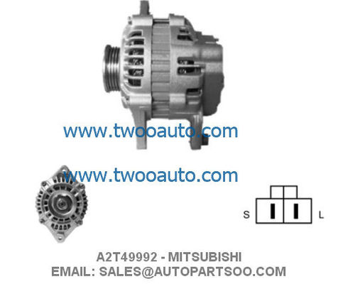 Buen precio A2T49992 MD102084 Alternador de generador de automóviles Alternador Mitsubishi 12V 75A Alternadores en línea
