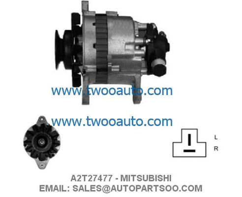 Buen precio A2T27477 A2T27477A - Alternador MITSUBISHI 12V 60A Alternadores en línea