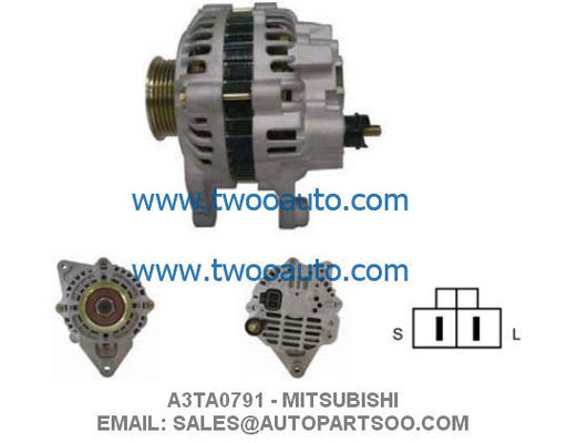 Buen precio A3TA0791 A3TA0791A - Alternador MITSUBISHI 12V 90A Alternadores en línea