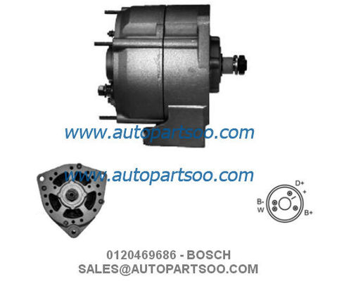 Buen precio 0120469686 0120469982 - Alternador BOSCH 24V 55A en línea