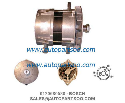 Buen precio 0120689538 0120689539 - Alternador BOSCH 24V 120A en línea