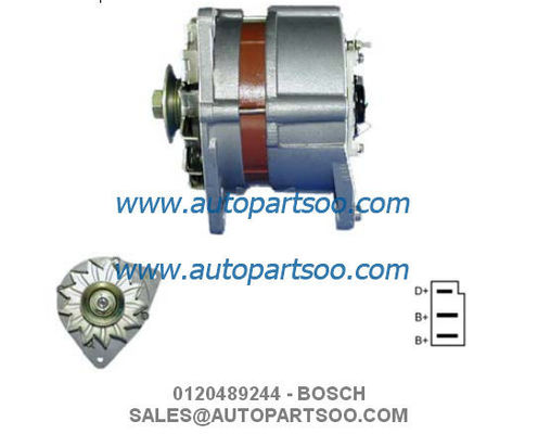 Buen precio 0120489244 0120489245 - Alternador BOSCH 12V 45A en línea