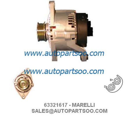 Buen precio 63321361 63321617 - Alternador MARELLI 12V 75A Alternadores en línea