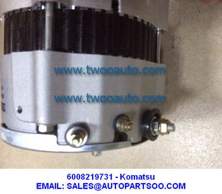 Buen precio 6008219510 - Alternador KOMATSU de 24 V 75A 600-821-9730 en línea