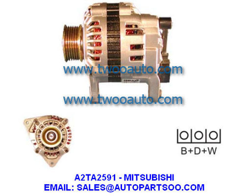 Buen precio A2T81891 A2TA2591 - Alternador MITSUBISHI 12V 70A Alternadores en línea