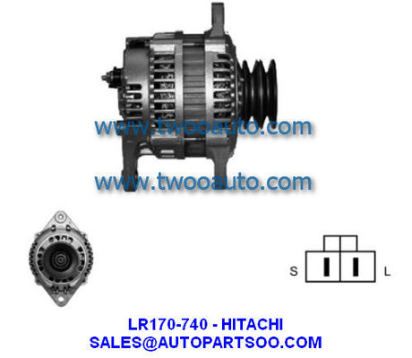 Buen precio LR170-740 LR170-740B - Alternador HITACHI 12V 70A Alternadores en línea