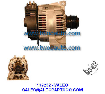 Buen precio 439232 439333 A13VI202 - Alternador VALEO 12V 90A Alternadores en línea