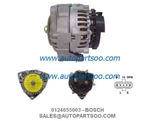 Buen precio 0124655003 0124655016 BOSCH Alternador 24V 100A Alternador en línea