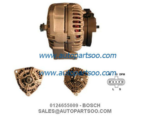 Buen precio 0124655009 0986046590 BOSCH Alternador 24V 110A Alternador en línea