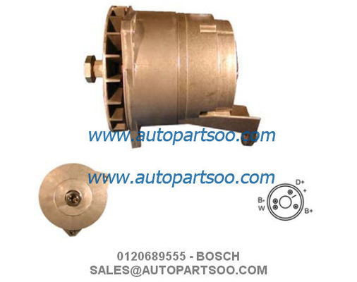 Buen precio 0120689555 - Alternador BOSCH de 24 V y 140 A Alternador en línea