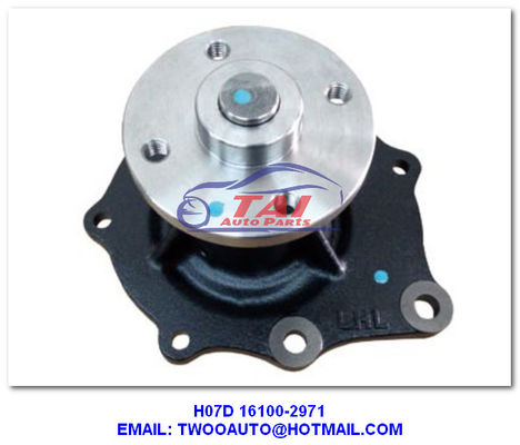 Buen precio H07d 16100-2971 bomba de dirección de potencia para automóviles, Hino H07d piezas de motor diesel bomba de agua en línea