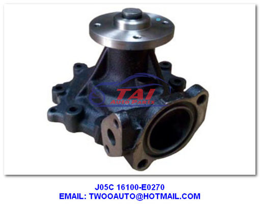 Buen precio Bomba de agua J05c 16100-E0270, OEM 16100-E0270 de la bomba de agua de Hino J05c de las piezas del motor en línea