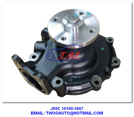 Buen precio Bomba de la dirección asistida del coche de J08C 16100-3467, motor de HINO J08C de la bomba de agua de las piezas del motor J08C en línea