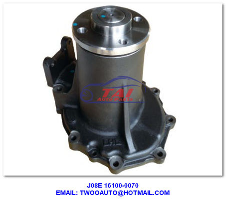 Buen precio 16100-0070 Bombas de agua Excavadora, Excavadora Hino J08e Partes del motor 16100-0070 Bombas de agua en línea