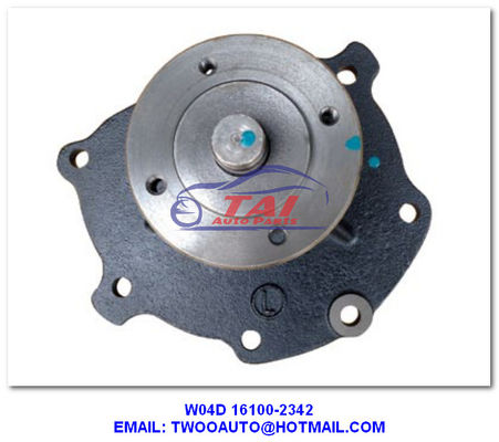Buen precio Bomba de la dirección asistida de W04D 16100-2342sbc para Hino, bomba de agua 16100-2342 de FC166 W04D en línea
