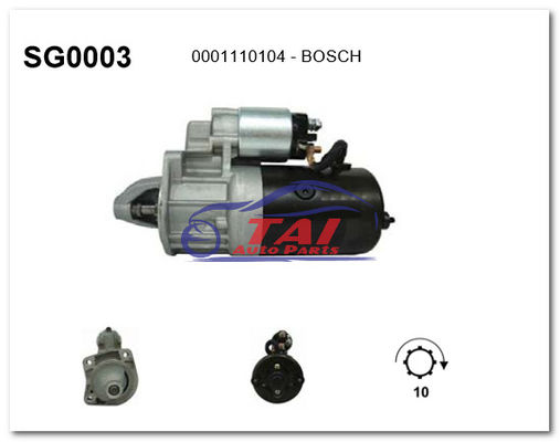 motor de arrancador de 0001417040 0031513701 BOSCH 24V 6.6KW 9T Motores De Arranque