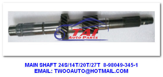 Buen precio El camión japonés de las piezas de automóvil parte el conjunto del eje del engranaje principal 8-98049-345-1 para el EJE PRINCIPAL 24S/14T/20T/27T de la camioneta Isuzu Vgs en línea