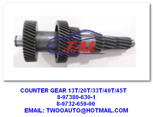 Buen precio Counter Gear Parts para camiones japoneses 13T/20T/33T/49T/45T, 8-97380-630-1 8-9732-659-00 4JH1-TC 4HF1-2005 NKR-71 en línea
