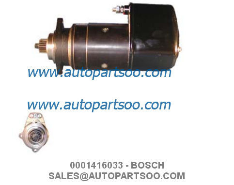 0001416033 - Motor de arrancador de BOSCH 24V 5.4KW 9T MOTORES DE ARRANQUE