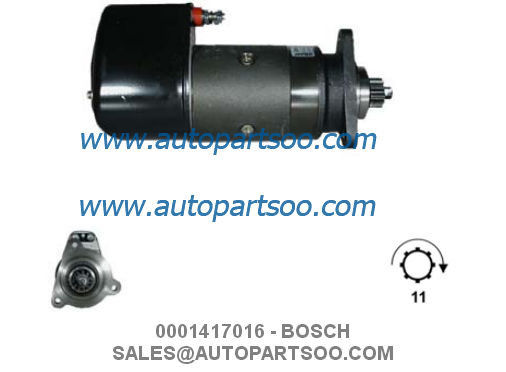Buen precio 0001411015 0001417016 - MOTOR DE ARRANQUE BOSCH 24V 6.6KW 11T MOTORES DE ARRANQUE en línea