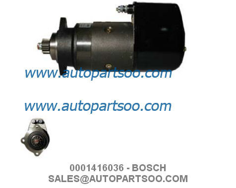 Buen precio 0001416036 - MOTOR ARRANQUE BOSCH 24V 6.6KW 11T MOTORES DE ARRANQUE en línea