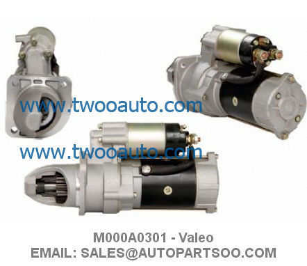 Buen precio M000A0301 65262017049 - Valeo Motor de arranque Daewoo D1146 DH220-3 DSL 24V 6.5, 7,0 kW 11T en línea