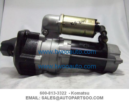 Buen precio 600-813-3322 0-23000-1293 - Motor de arranque para EXCAVADORA KOMATSU 24V 11T 5.5KW en línea