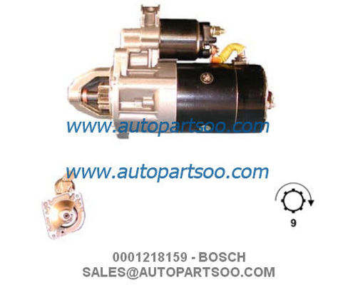 Buen precio 0001218159 0001218759 - MOTOR DE ARRANQUE BOSCH 12V 2.2KW 9T MOTORES DE ARRANQUE en línea