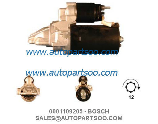 Buen precio 0001109205 0001109304 - MOTOR DE ARRANQUE BOSCH 12V 2KW 12T MOTORES DE ARRANQUE en línea