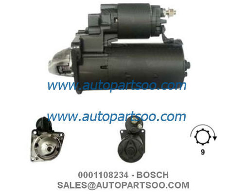 Buen precio 0001108234 0001108235 - MOTOR DE ARRANQUE BOSCH 12V 1.4KW 9T MOTORES DE ARRANQUE en línea