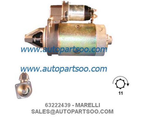 Buen precio 63222400 63222439 - MOTOR ARRANQUE MARELLI 12V 1.3KW 11T MOTORES DE ARRANQUE en línea