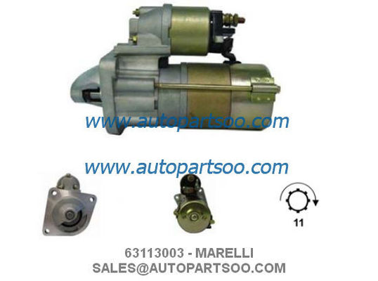 Buen precio 63113003 0001108204 - MOTOR ARRANQUE MARELLI 12V 1.8KW 9,10T MOTORES DE ARRANQUE en línea