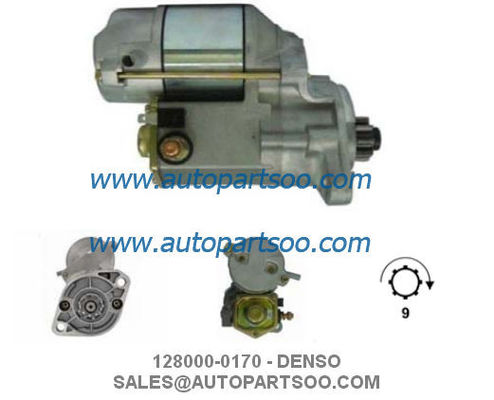 Buen precio 128000-0171 128000-6640 - Motor de arranque DENSO 12V 1.4KW 9T MOTORES DE ARRANQUE en línea