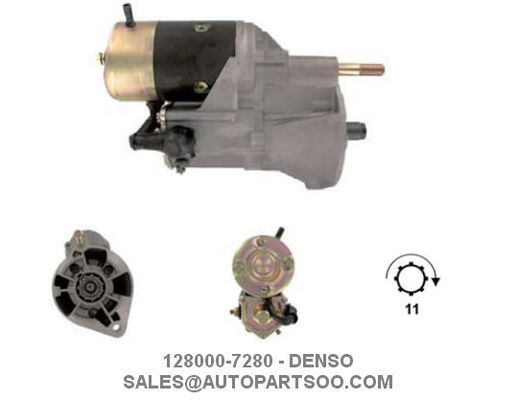 Buen precio 128000-6170 128000-7280 - Motor de arranque DENSO 24V 4.5KW 11T MOTORES DE ARRANQUE en línea
