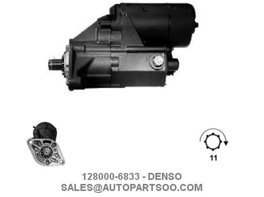 Buen precio 128000-6833 128000-7360 - Motor de arranque DENSO 12V 2.5KW 11T MOTORES DE ARRANQUE en línea