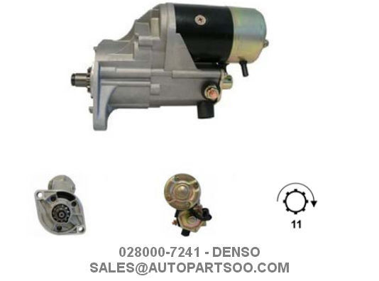 Buen precio 028000-7240 028000-7241 - Motor de arranque DENSO 24V 4.5KW 11T MOTORES DE ARRANQUE en línea