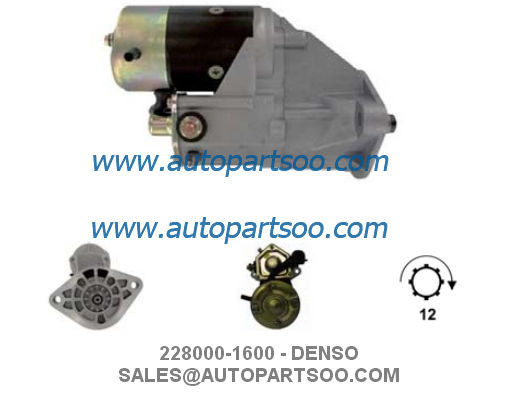 Buen precio 128000-8621 228000-1600 - Motor de arranque DENSO 24V 4.5KW 12T MOTORES DE ARRANQUE en línea