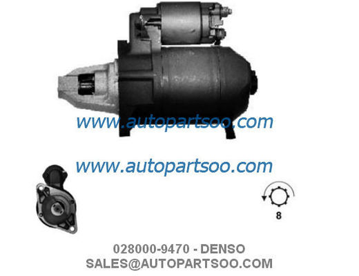 Buen precio 028000-9470 128000-3621 - Motor de arranque DENSO 12V 0.8KW 8T MOTORES DE ARRANQUE en línea